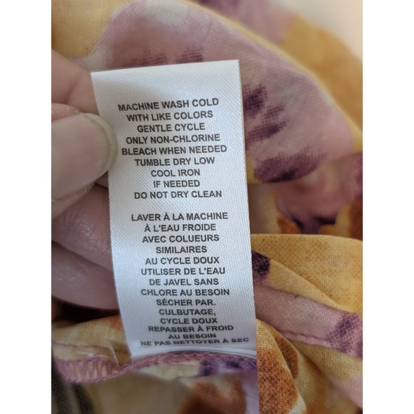 Elie by Tahari Women's Colorful Modal Button Up Blouse 3/4 Sleeves Size... - Picture 11 of 15